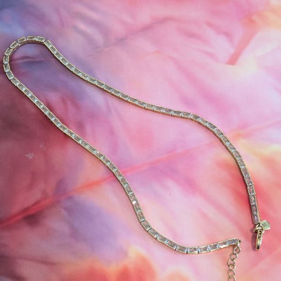 Madewell Baguette Crystal Necklace - Picture 3 of 3